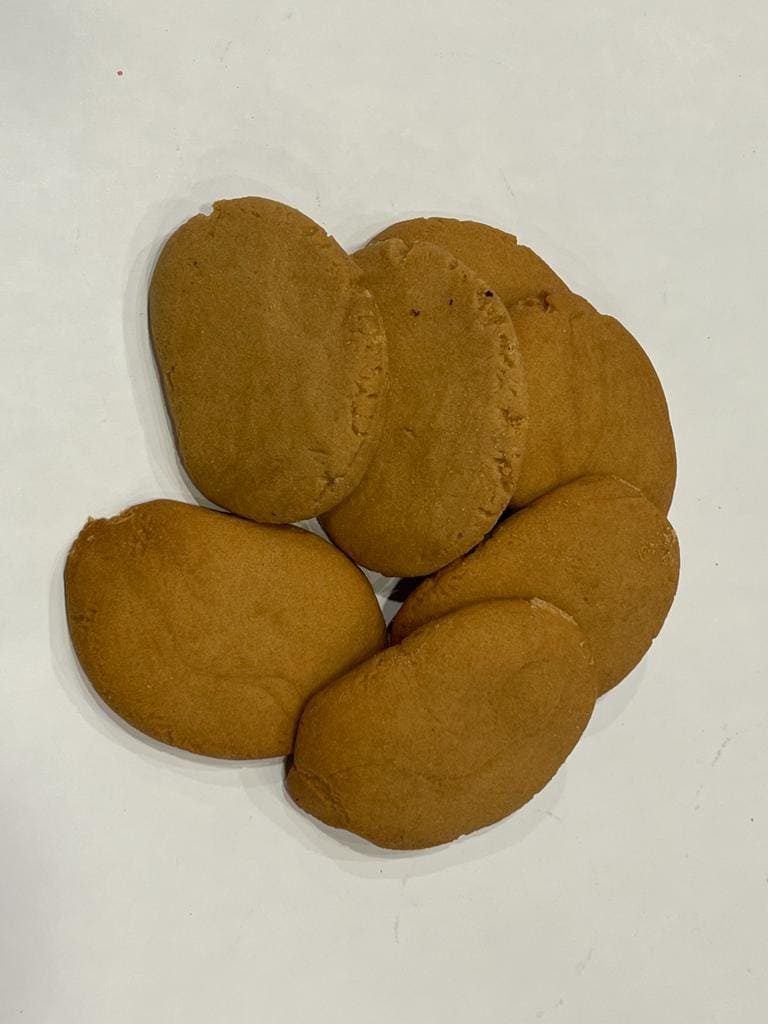 Plain Carob Molasses Cookies (crunchy)